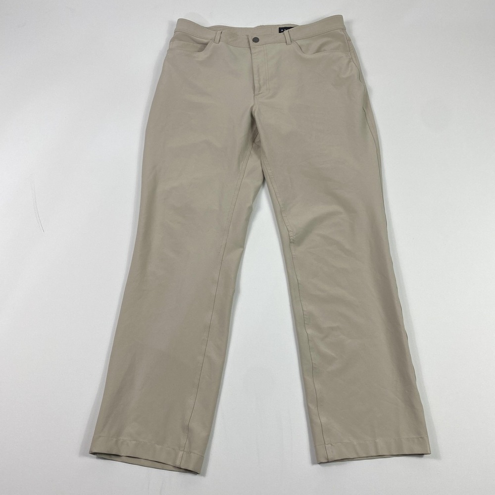 Men's Khaki Straight-Fit Chinos